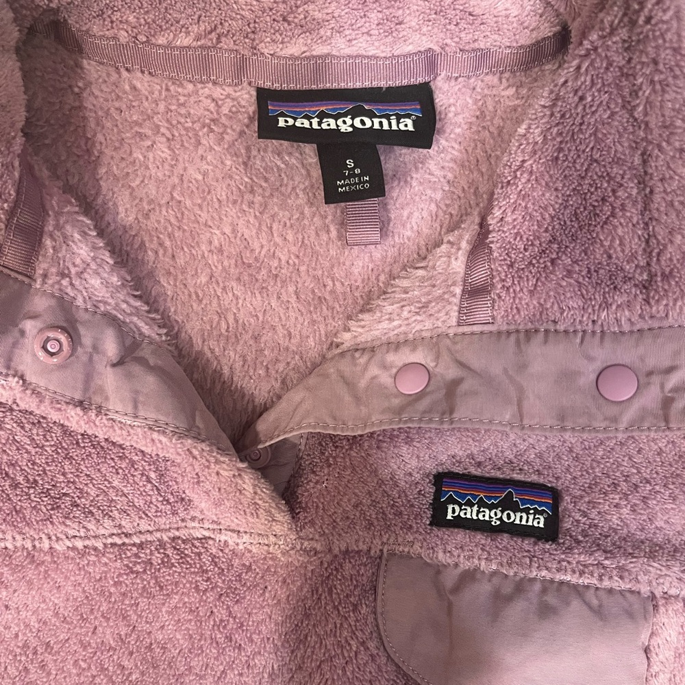 Patagonia fleece. Girls size S (7/8).
